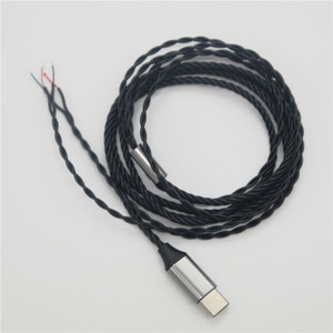 Câble audio Type C à âme plate en TPE pour réparation de casques – Vente en gros - Product Image 1