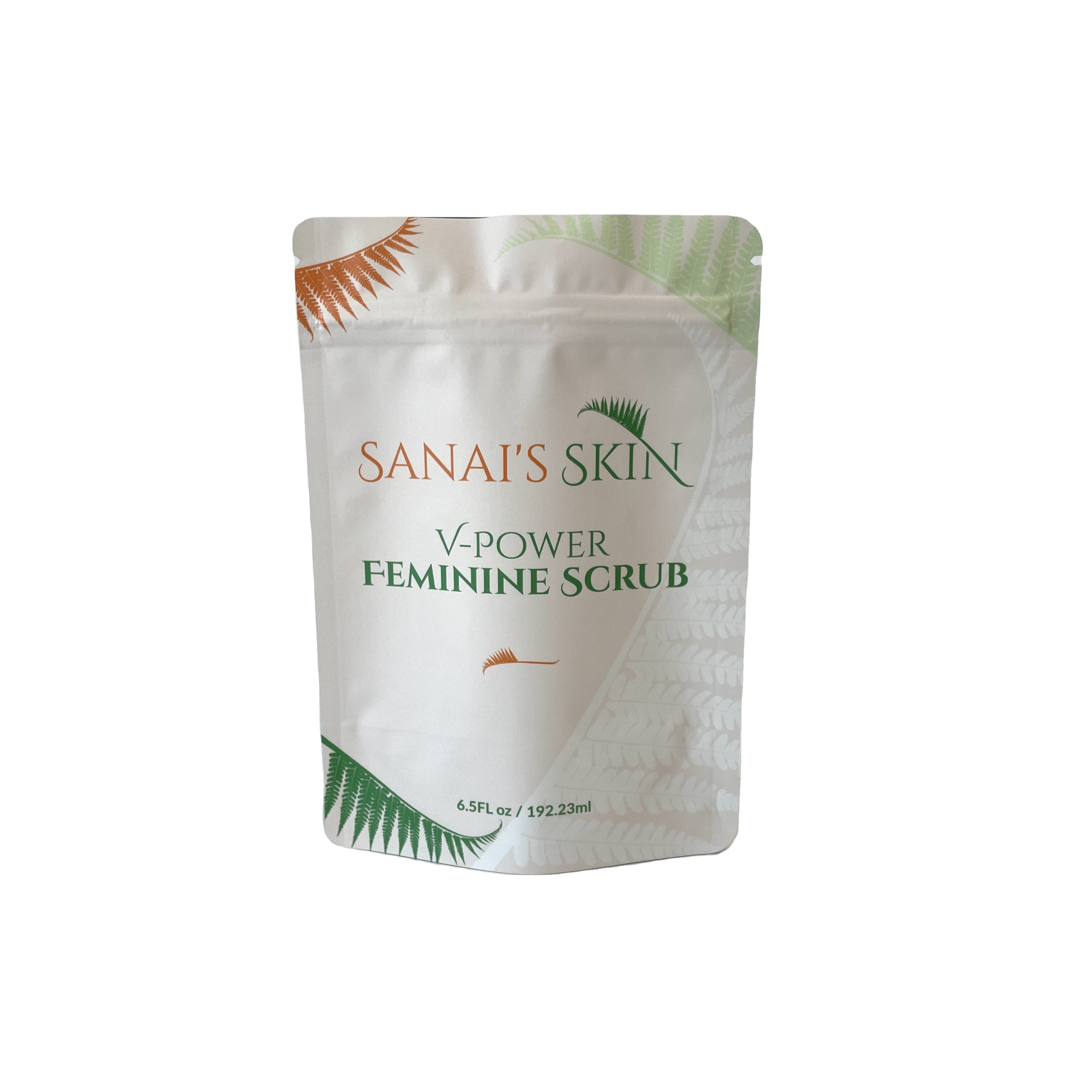 Custom Design Printed Food Grade Stand Up Bag Plastic Pouch Spice Packaging High Barrier Body Scrub Package Bag With Ziplock