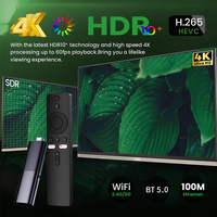 Topleo D9 ATV Box Smart Dual-WiFi Android 13 TV Stick Voice Décodeur certifié 4K