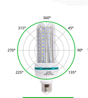Lampe LED à économie d'énergie Lampe de maïs en forme de U Ampoule à vis E27 4U ultra-brillante pleine puissance Ampoule LED blanche à économie d'énergie