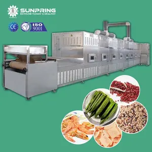 SUNPRING Microwave Drying Machine continuous tunnel dryer for food Microwave Dryer