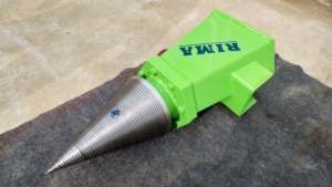Spaccalegna a Cono Resistente con Punta a Cono Rinforzata Rimovibile e Sistema di Decelerazione per Lavori Forestali Professionali - Product Image 3