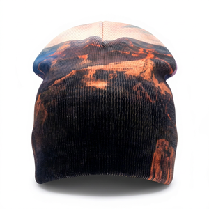 Bonnet en acrylique imprimé par sublimation Grand Canyon, unisexe, pour l'hiver, vêtements décontractés d'extérieur, 56-58 cm - Product Image 1