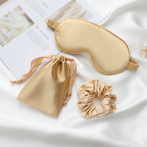 3PCS Masque de nuit en satin de soie <span class=keywords><strong>pour</strong></span> <span class=keywords><strong>les</strong></span> <span class=keywords><strong>yeux</strong></span> bandés <span class=keywords><strong>pour</strong></span> <span class=keywords><strong>les</strong></span> femmes Couvre-<span class=keywords><strong>yeux</strong></span> occultant avec chouchous en satin <span class=keywords><strong>pour</strong></span> <span class=keywords><strong>les</strong></span> cheveux - Product Image 6