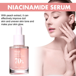 30ml Cuidado de la piel melocotón niacinamida suero Facial antienvejecimiento hidratación profunda brillo suero de piel hidratante - Product Image 3
