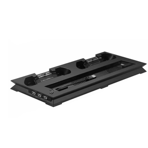 Şarj istasyonu dikey stant soğutma fanı + <span class=keywords><strong>PS4</strong></span> ince konsol standı için çift USB denetleyici şarj şarj standı - Product Image 2