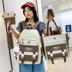 Bulk Custom Women Teenage <b>School</b> Bags Smart Anti Theft Youth Mochilas <b>School</b> Bag Back Pack Travel Bagpack Student <b>Backpack</b> Set - Product Image 4