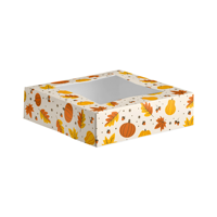 Boîte cadeau pliable en papier pour biscuits, emballage pour Noël, mariage et fêtes