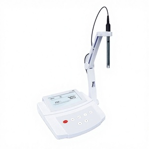 เครื่องวัดค่า pH แบบดิจิตอล พร้อมวัดค่าการนำไฟฟ้า TDS ช่วง 0-14 pH 0-1999uS/cm เครื่องวิเคราะห์แบบตั้งโต๊ะสำหรับห้องปฏิบัติการ ปรับเทียบได้หลายจุด หน้าจอ LCD วัสดุพลาสติก ความละเอียด 0.01pH - Product Image 1