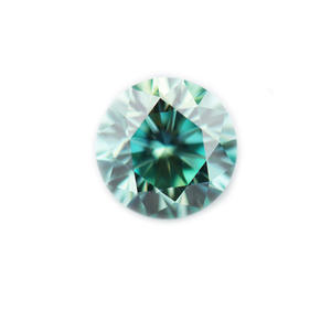 Vert foncé 0.8-3mm Moissanite petits diamants ronds en vrac pour hommes croix Bracelet pierres précieuses bijoux - Product Image 1