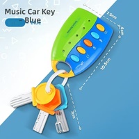 Jouet éducatif et de développement pour la petite enfance, voiture télécommandée musicale réaliste pour enfants avec clé de verrouillage