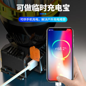 Td177 ไฟหน้าแบบ LED แบบชาร์จไฟได้ 3000Mh แบตเตอรี่สำหรับตั้งแคมป์กลางแจ้ง ตกปลา ทำเหมือง พร้อมการชาร์จ USB - Product Image 3