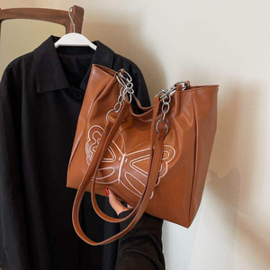 Bolsos de Hombro Versátiles de Alta Gama para Mujer, Gran Capacidad, Forro de Poliéster y Cuero, para el Trabajo - Product Image 3