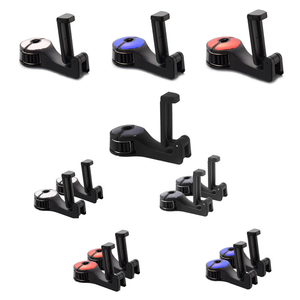 Soporte Multifuncional 2 en 1 para Teléfono Móvil en Reposacabezas de Coche, Gancho Oculto con Bloqueo para Asiento Trasero - Product Image 2