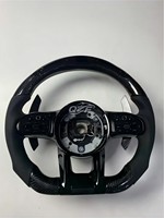 Personnalisation du volant en fibre de carbone et daim pour Mercedes-Benz W205 W212 W213 W221 C E B 300 AMG A45 CLA45 C63