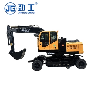 JG125SL Escavatore Ibrido Cingolato-Ruote da 12 Tonnellate per Costruzioni Multi-Terreno, Attrezzatura Pesante Efficiente - Product Image 1