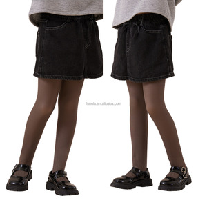 Collants thermiques transparents pour filles de 90 à 160cm, collants doublés en polaire pour l'hiver, faux translucide opaque pour enfants - Product Image 6