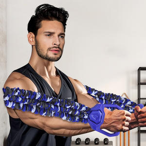 Juego de Bandas de Resistencia para Ejercicio Muscular, Bandas de Látex Natural con Anclaje para Puerta y Asas, para Entrenamiento en Casa o Gimnasio - Product Image 1