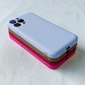เคสโทรศัพท์ซิลิโคน TPU สีลูกกวาดแบบด้าน พร้อมรูสำหรับป้องกันเลนส์ ใช้ได้กับรุ่น 15 16 Pro - Product Image 6