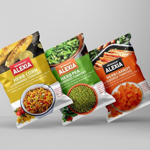 Tas segel panas 3 sisi, kantong kemasan roti cetakan buah kelas makanan plastik makanan kelas 3 sisi segel - Product Image 4