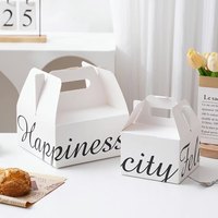 Boîte d'emballage de boîte de Scone de qualité chaude pour la décoration de gâteaux pour bonbons Nougat biscuits de flocon de neige pain sucré