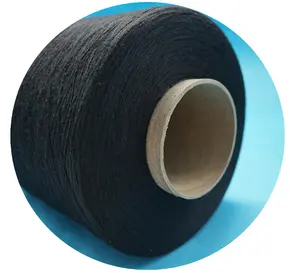 ドープ染色リサイクル/再生ポリエステル紡績糸