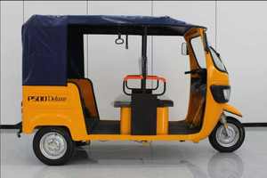 Tricycle <span class=keywords><strong>Électrique</strong></span> Rickshaw 100 km avec Batterie Lithium 60V 40Ah, Tuk-Tuk <span class=keywords><strong>Électrique</strong></span> E3W, Bajaj <span class=keywords><strong>Électrique</strong></span> pour Taxi, 2 BAJAJ TVS KING Tuk - Product Image 4