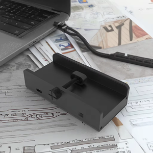 Hợp kim nhôm 4-Port USB3.0 Clip-Type Type-C Multi-Port <span class=keywords><strong>USB</strong></span> C <span class=keywords><strong>HUB</strong></span> 5Gbps tốc độ Docking Station cho sàn hơi - Product Image 2