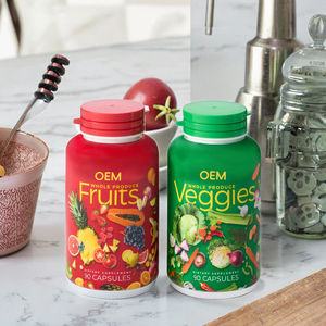 Vegane Obst-und Gemüse kapseln des OEM-Herstellers Natürliche Nahrungs ergänzungs mittel für pflanzliche Nahrungs ergänzungs mittel - Product Image 1