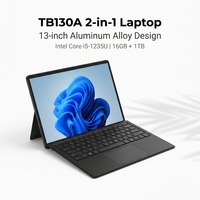 Laptop Aziendale Yifang con Display FHD da 13 Pollici, Processore Intel I5-1235U, 16GB RAM LPDDR5, 1TB SSD, Sistema Windows 11