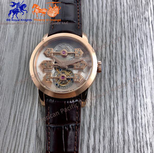 Montre automatique mécanique de luxe pour homme Bre-guet, modèle Opera Godfather Musical, boîtier en acier, bracelet en cuir véritable, lumineuse, tendance - Product Image 6