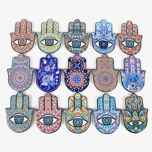 Sous-verres en céramique Cuiyuan avec motif floral, résistants à la chaleur, absorbants l'eau, pour la promotion de la vaisselle - Product Image 5