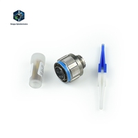 Connecteur circulaire d'aviation de la série MIL-DTL-38999, 41 broches, D38999 J599, en acier inoxydable et aluminium, 6A, indice de protection IP68, marque TT