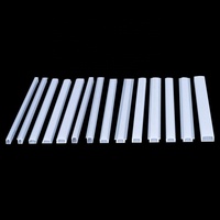 Profilé LED encastré TW1707 en alliage d'aluminium série 6000, tempérage T5, surface thermolaquée pour armoire