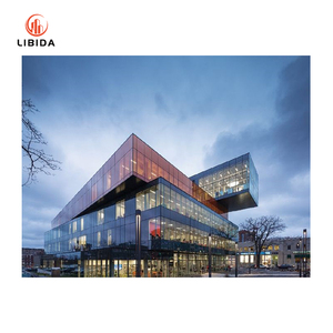 Mur-rideau en bâton unitaire à cadre en aluminium autonettoyant-Façade en verre à faible entretien <span class=keywords><strong>pour</strong></span> bâtiments publics - Product Image 4