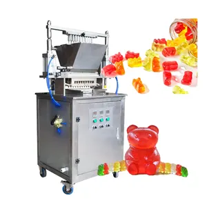 TG Brands ha personalizzato la piccola macchina semiautomatica per la produzione di caramelle di gelatina in acciaio inossidabile facile da usare per la casa d'affari