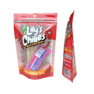 Ớt Ớt bao bì tùy chỉnh in đứng lên dây kéo khóa <span class=keywords><strong>Pouch</strong></span> cho Bột Ớt ớt gia vị bao bì thực phẩm Túi - Product Image 3