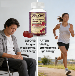 <span class=keywords><strong>Vitamine</strong></span> D3 bioactive avec gommes aux fibres organiques, 60 unités, soutient la santé osseuse et la fonction musculaire, végétarien - Product Image 3