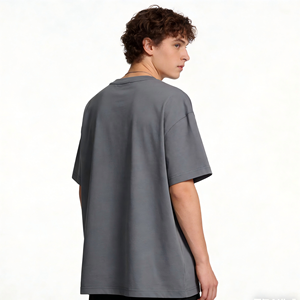 เสื้อยืดคอกลมแขนสั้นผ้าฝ้ายหวีเนื้อหนัก 230 กรัม สำหรับผู้ชาย สไตล์ลำลอง คุณภาพพรีเมียม - Product Image 3