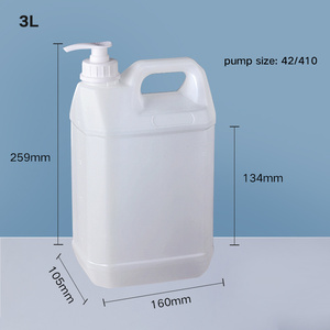 Envase de Plástico HDPE de 3L <span class=keywords><strong>para</strong></span> Detergente Líquido <span class=keywords><strong>para</strong></span> Mascotas, Lavandería y Cocina, Precio Económico - Product Image 6