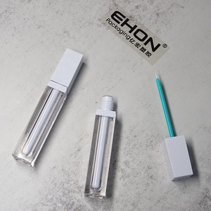 <b>Plastic</b> Square 3ml Eyeliner <b>Tube</b> With Screw Cap Custom Cosmetic Mascara <b>Tube</b> PETG Eyelash Bottle Makeup Packaging - Product Image 3