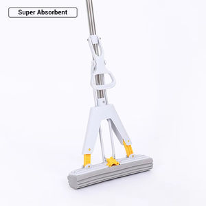 ไม้ถูพื้นแบบยืดหดได้ สแตนเลส พร้อมฟองน้ำ PVA สำหรับทำความสะอาดพื้น - Product Image 2
