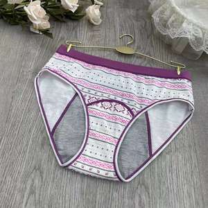 Culottes menstruelles en coton pour filles, anti-fuites, respirantes, imprimées mignonnes - Product Image 3