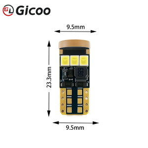 Ampoule de feu arrière LED Gicoo t10 5W 12V pour remplacement et réparation de voiture 1000Lm Garantie 1 an - Product Image 2