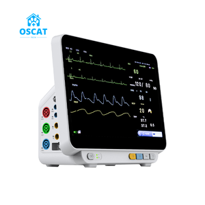 เครื่องมือสัตวแพทย์ OSCAT เครื่องวัดสัญญาณชีพผู้ป่วยแบบหลายพารามิเตอร์ขนาด 14 นิ้ว ECG SpO2 NIBP ETCO2 สำหรับโรงพยาบาลสัตว์ รุ่น VM14pro 1 - Product Image 3