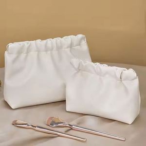 Wedding Gift USB Data Cable Storage <b>Bag</b> Small Cosmetic <b>Bags</b> Custom Private Label Leather Lipstick Purse - Product Image 1