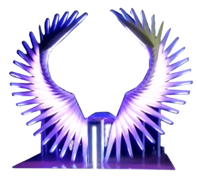 red,4-meter-high wings