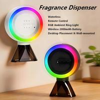 Diffuseur d'huiles essentielles 2-en-1 mural et de bureau, batterie 2000 mAh, distributeur de parfum sans fil, désodorisant, vente en gros usine