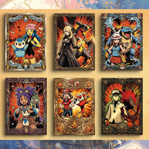 Vente en gros Édition de collection 30e anniversaire <span class=keywords><strong>Pokémon</strong></span> <span class=keywords><strong>Or</strong></span> <span class=keywords><strong>Carte</strong></span> métallique Anglaise 151 Artisanat Fan Art Boîte mystère Booster Jeu de cartes - Product Image 2