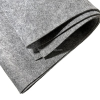 Feutre aiguilleté 100 % polyester haute densité gris écologique poids moyen 8 mm 9 mm 10 mm respirant durable pour tapis chauffant